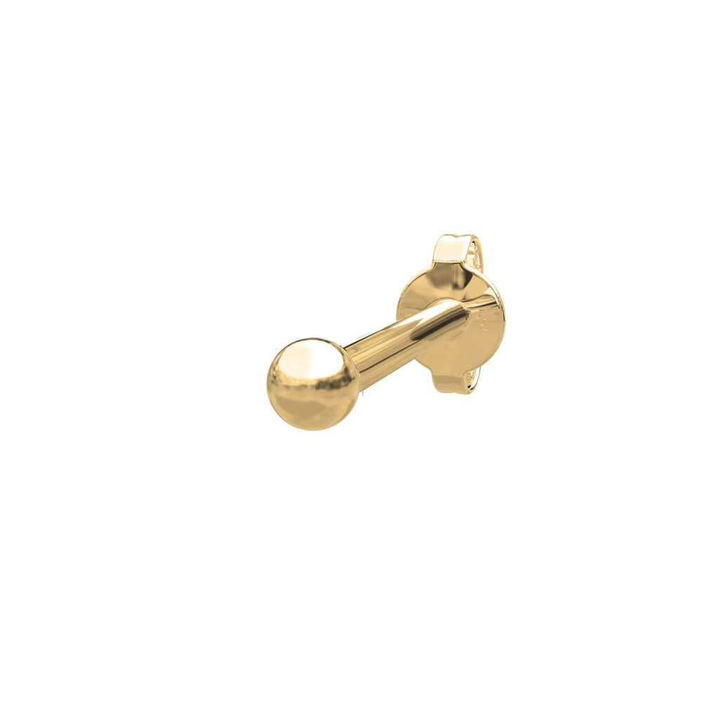 14kt. ørestik kugle 2mm PIERCE52 1stk